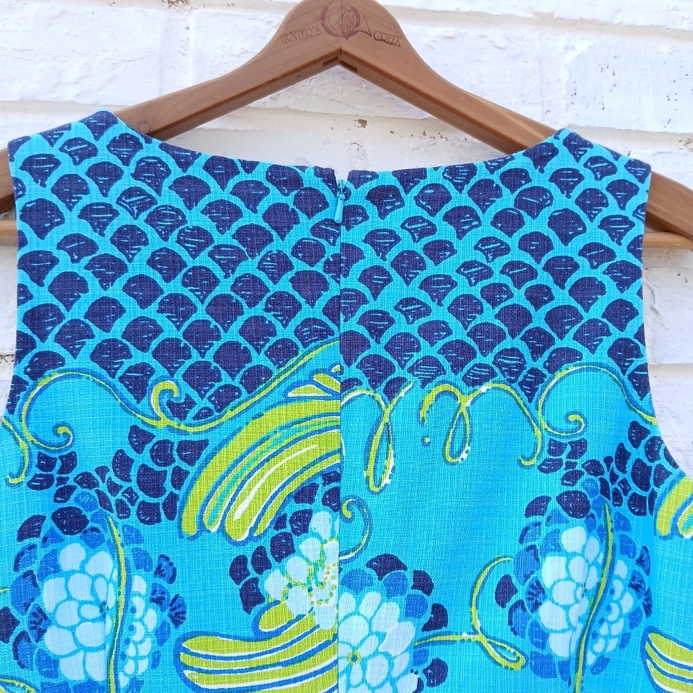 Lilly Pulitzer Dont Be Koi Dress Size 6 - Picture 7 of 8